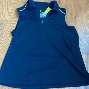 Sleeveless athletic top